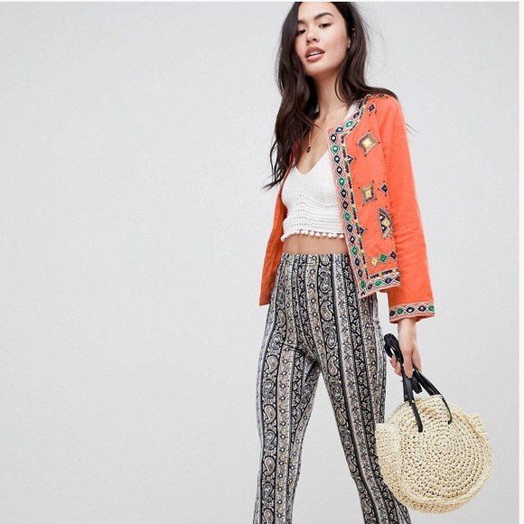 ASOS Glamorous Trophy Jacket Mirrors Sz 8 NWT - Picture 8 of 8